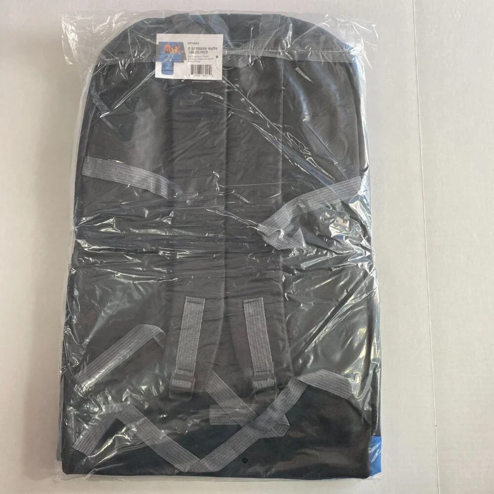 Torelli Blue Black Backpack with 2 beach lawn Mats Set